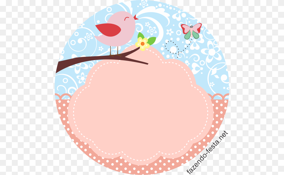 Floral Clipart Owl Adesivo Latinha Jardim Encantado, Flower, Plant, Birthday Cake, Cake Free Png Download