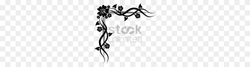 Floral Corner Clipart, Lighting Free Png Download