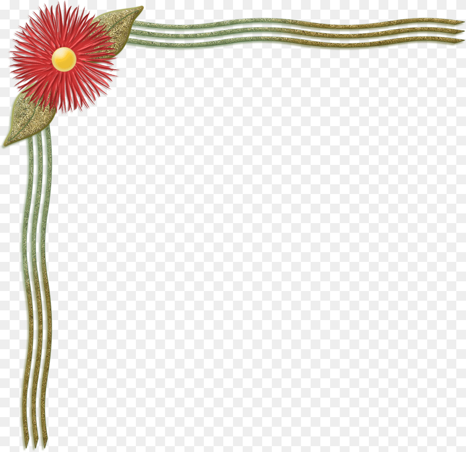 Floral Corner Flower Layer Ornament Hq Photo Gerbera, Plant, Flower Arrangement, Anther, Pattern Free Png