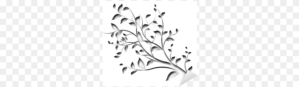 Floral Decor Element Fotobehang Bloemen, Art, Floral Design, Graphics, Pattern Png Image