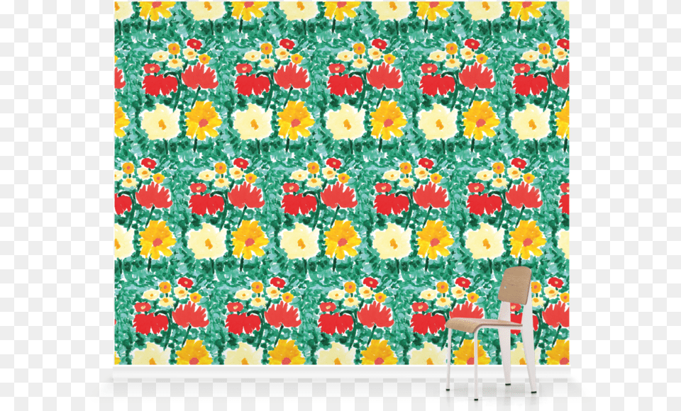 Floral Design, Home Decor, Quilt, Chair, Furniture Png Image