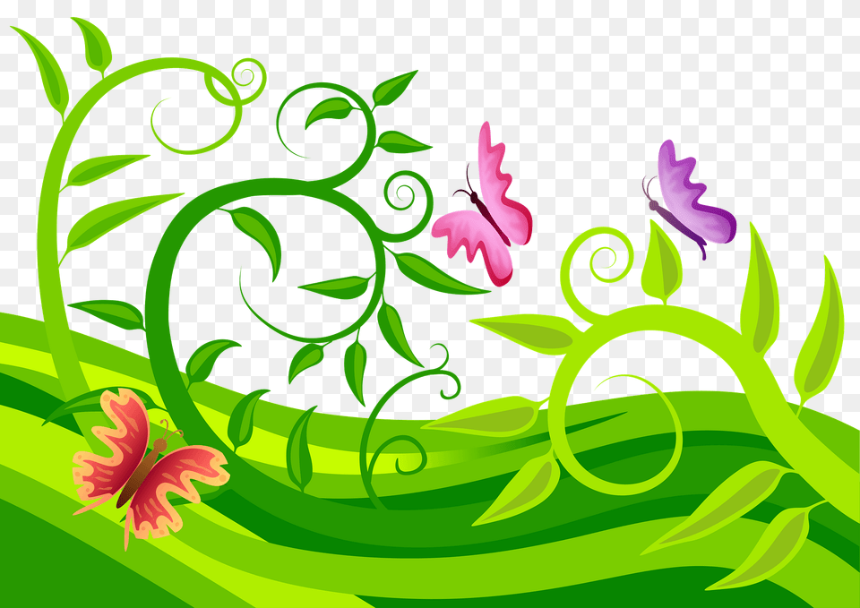 Floral Design Clipart, Art, Floral Design, Graphics, Green Png Image