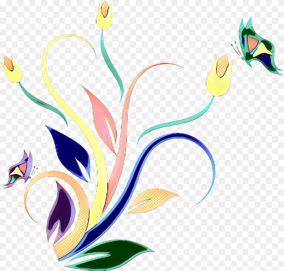 Floral Design Cut Flowers Illustration Illustration, Art, Floral Design, Graphics, Pattern Free Transparent Png