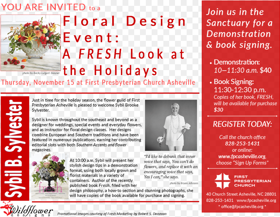 Floral Design Event Floral Design, Advertisement, Poster, Adult, Person Png Image