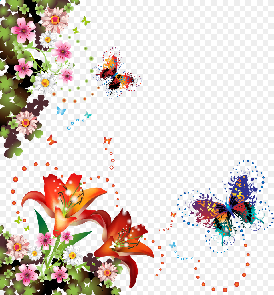 Floral Design Frame, Art, Floral Design, Graphics, Pattern Png