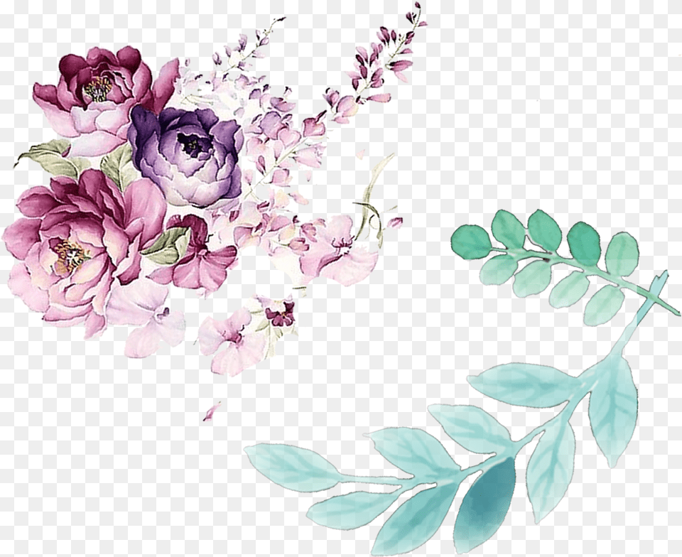 Floral Design Painting Leaves Water Color Floral Designs, Art, Floral Design, Flower, Graphics Free Transparent Png
