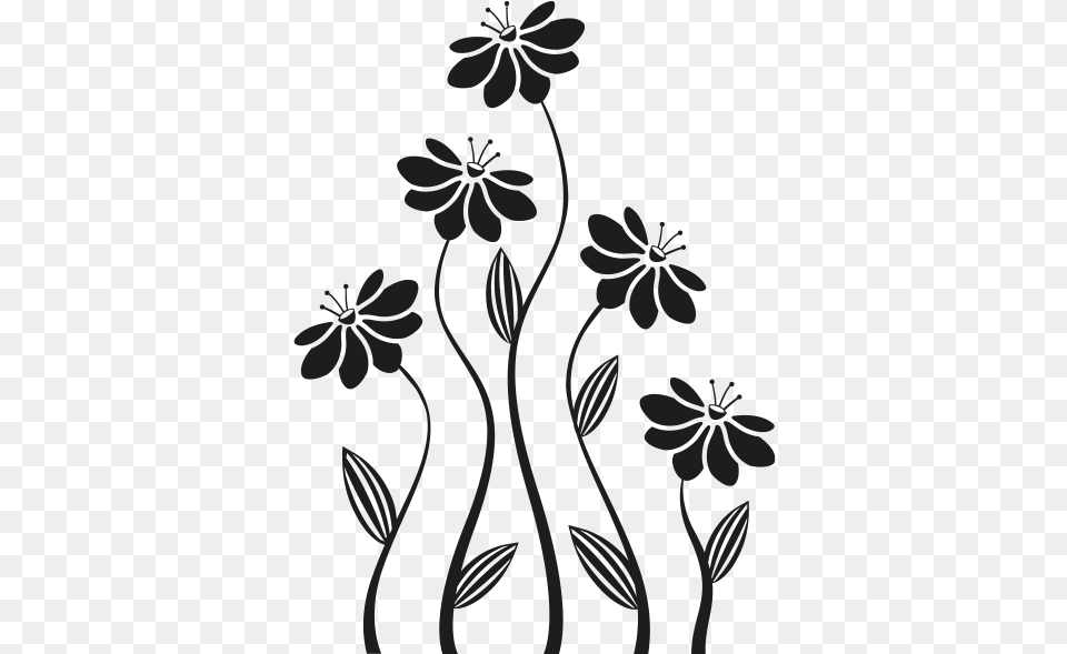 Floral Design Royalty Silhouette Flower Flower Design Silhouette, Art, Floral Design, Graphics, Pattern Free Png