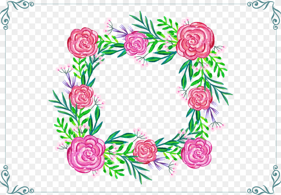 Floral Design Template Beautiful Hd Frames, Art, Floral Design, Flower, Graphics Free Png Download