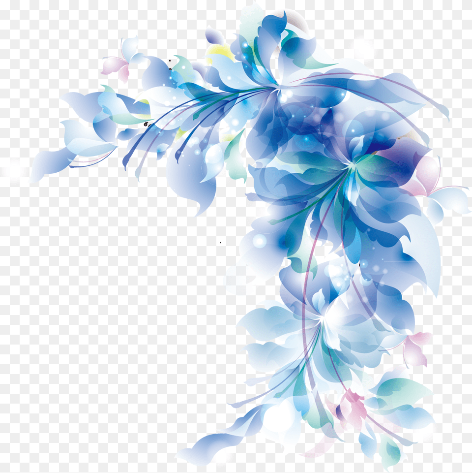 Floral Design Wild Iris Ridge Flower Blue Blue Flower Border, Art, Floral Design, Graphics, Pattern Png Image