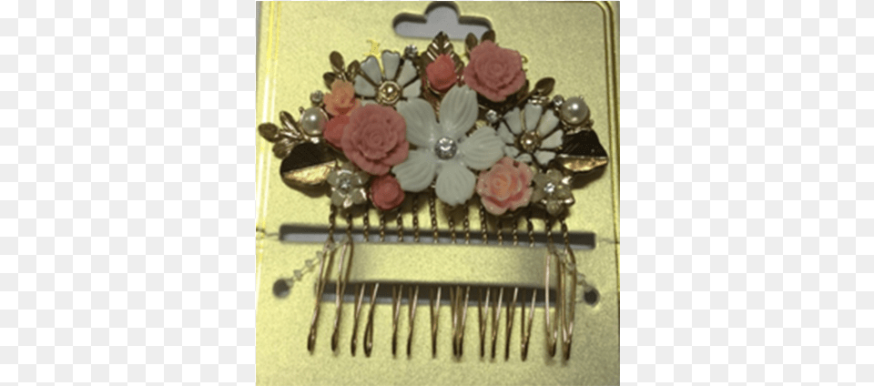 Floral Enamel Hair Comb Hair, Accessories, Hair Slide, Jewelry, Festival Free Transparent Png