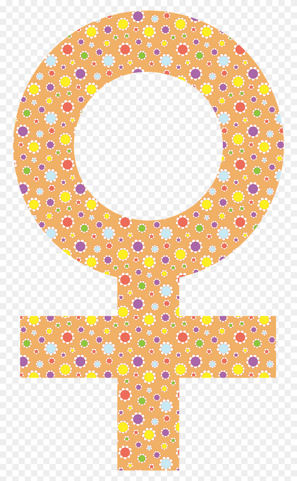 Floral Female Symbol, Number, Text, Disk, Home Decor Png