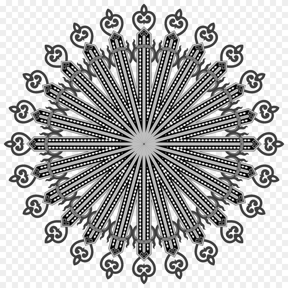 Floral Flourish Design Interpolated 5 Clipart, Pattern, Art Png Image