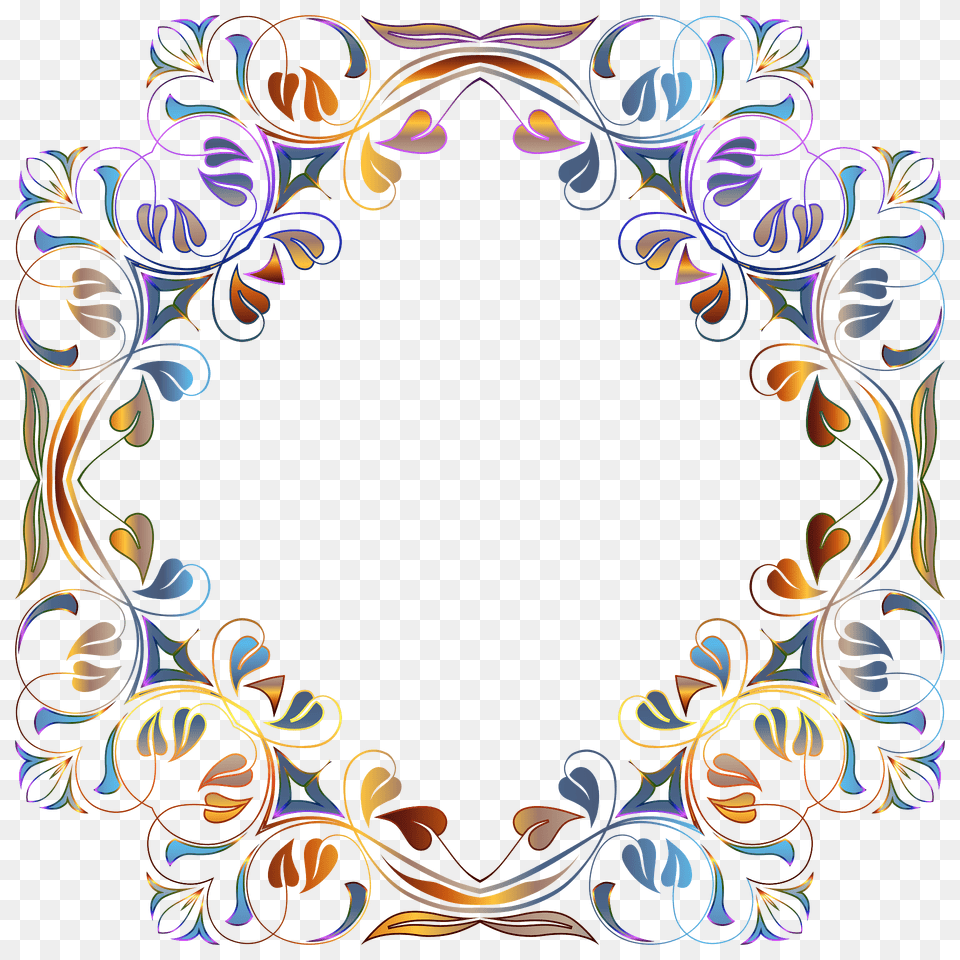 Floral Flourish Frame 27 Clipart, Art, Floral Design, Graphics, Pattern Free Transparent Png