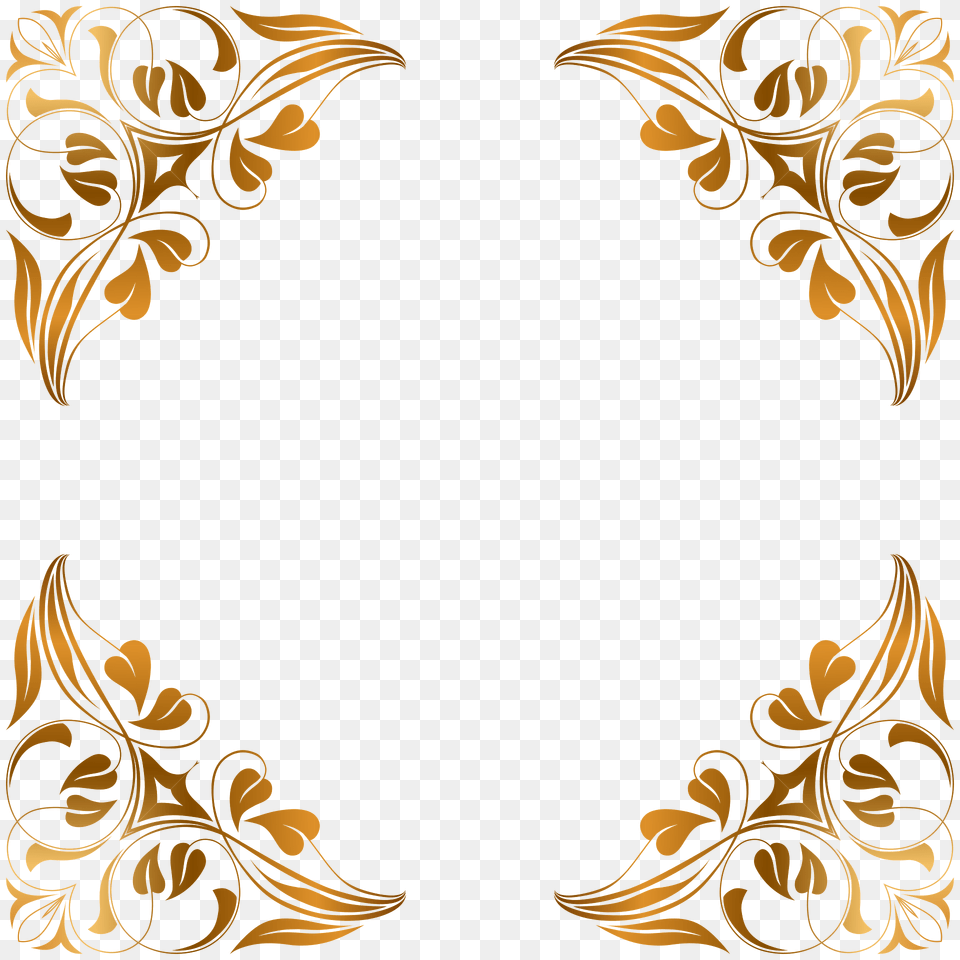 Floral Flourish Frame Clipart, Art, Floral Design, Graphics, Pattern Png Image