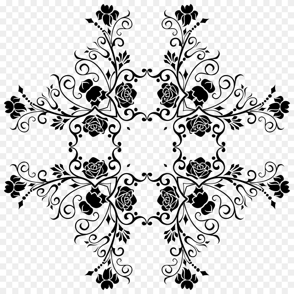 Floral Flourishyness 17 Clipart, Art, Floral Design, Graphics, Pattern Free Png