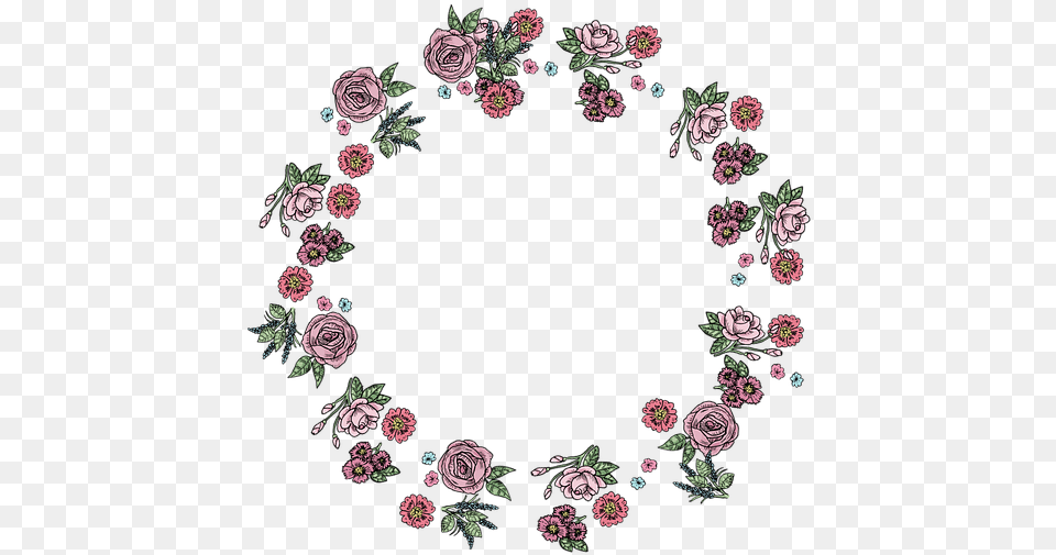 Floral Flower Frame Image On Pixabay Empty Frame Round Flowers, Art, Floral Design, Graphics, Pattern Png