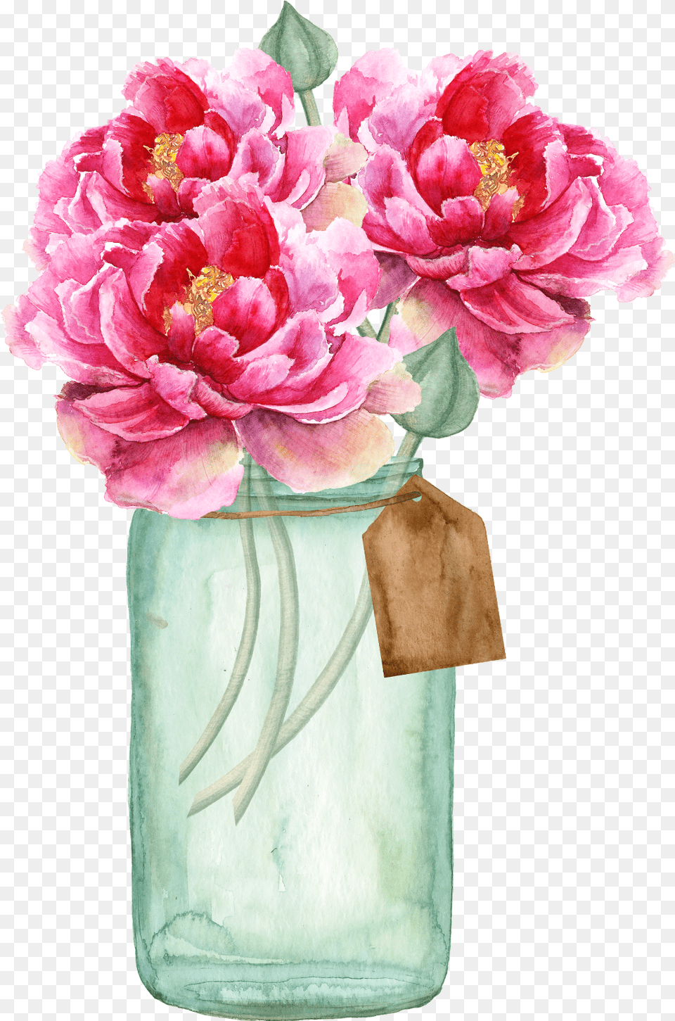Floral Flowers Vase Vase Flower For Wedding Invitations, Flower Arrangement, Flower Bouquet, Jar, Plant Free Png Download