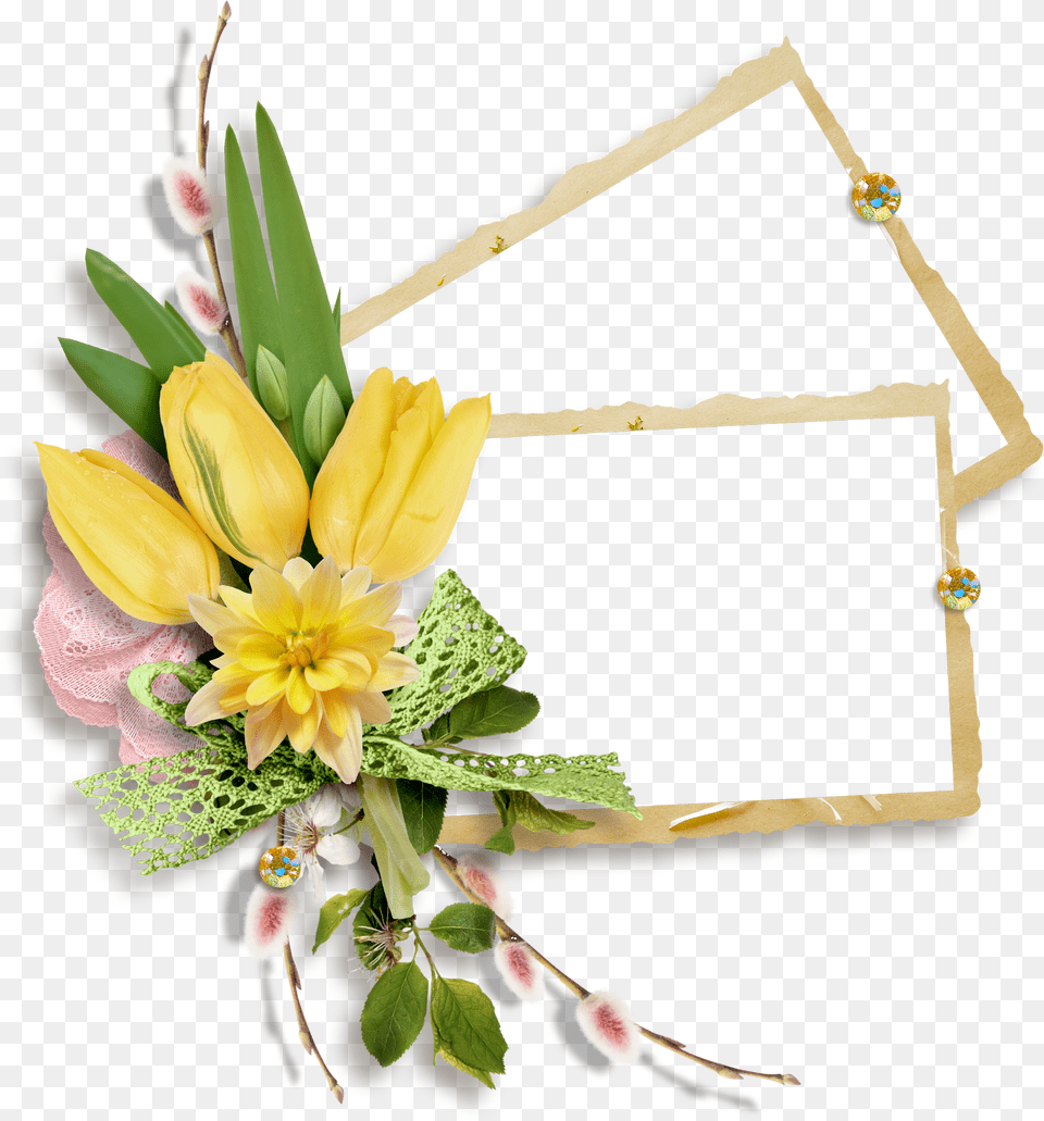 Floral Frame, Flower Bouquet, Plant, Flower, Flower Arrangement Png