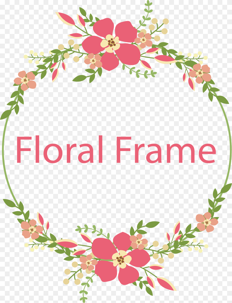 Floral Frame, Art, Floral Design, Graphics, Pattern Png