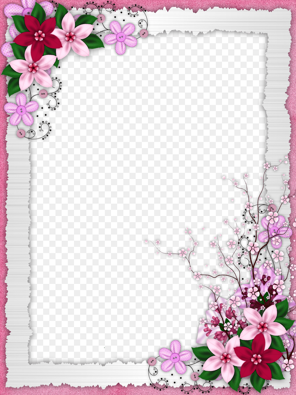Floral Frame, Art, Envelope, Floral Design, Flower Png