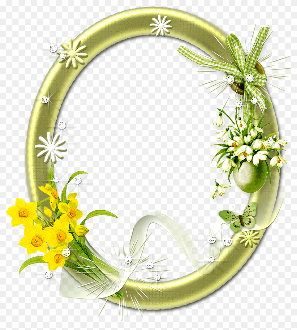 Floral Frame, Flower, Flower Arrangement, Plant, Art Free Png