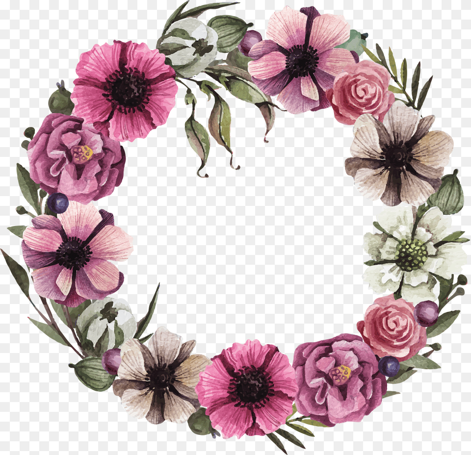 Floral Frame Free Png Download