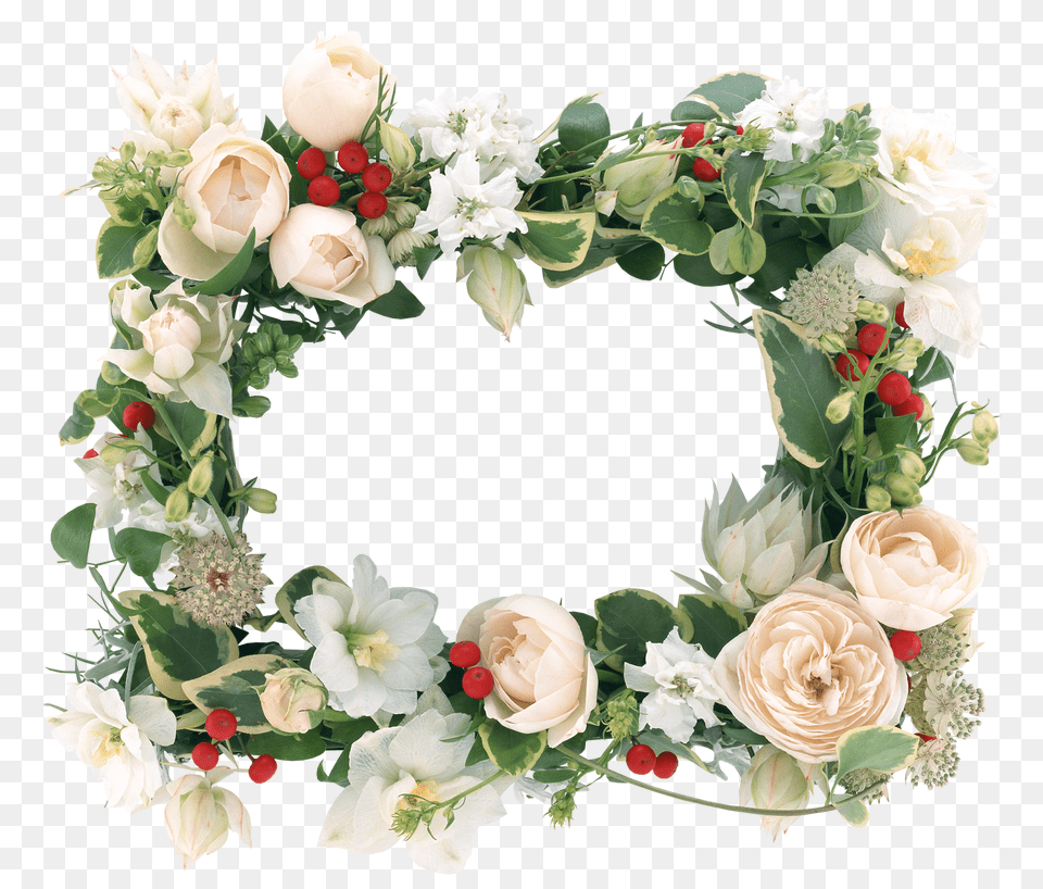 Floral Frame, Flower, Plant, Rose, Flower Arrangement Free Png Download