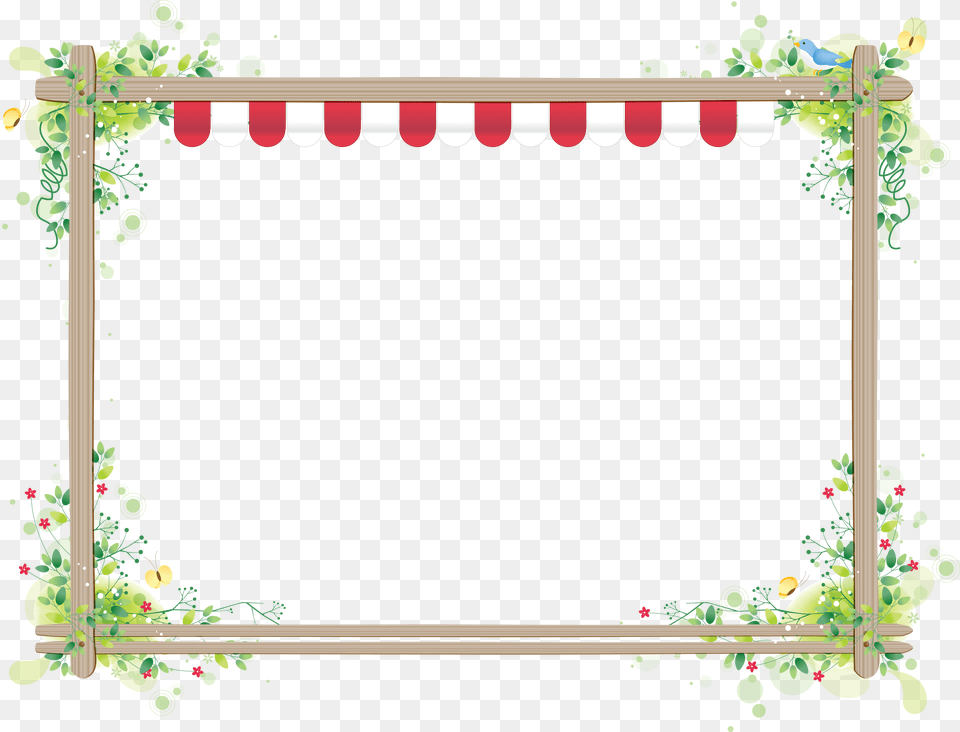 Floral Frame, Gate Free Transparent Png