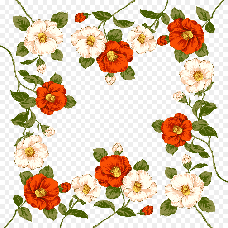 Floral Frame Free Png