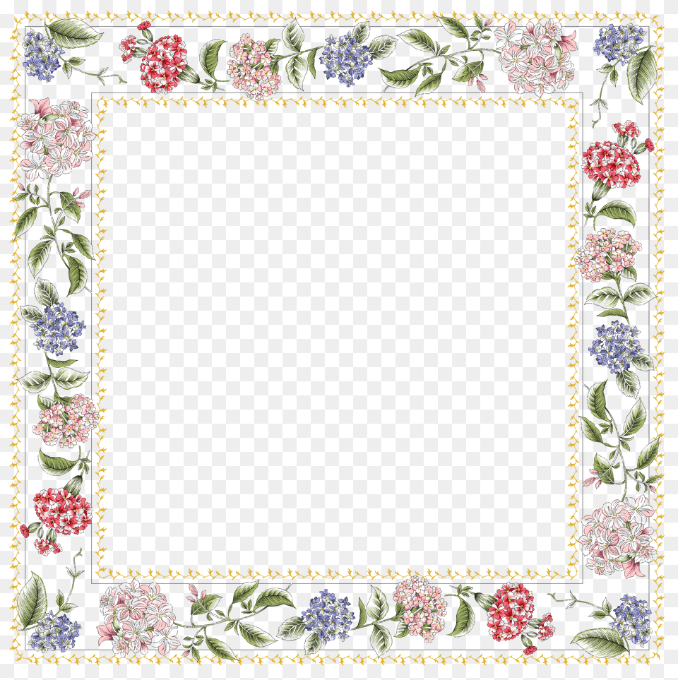 Floral Frame Free Transparent Png