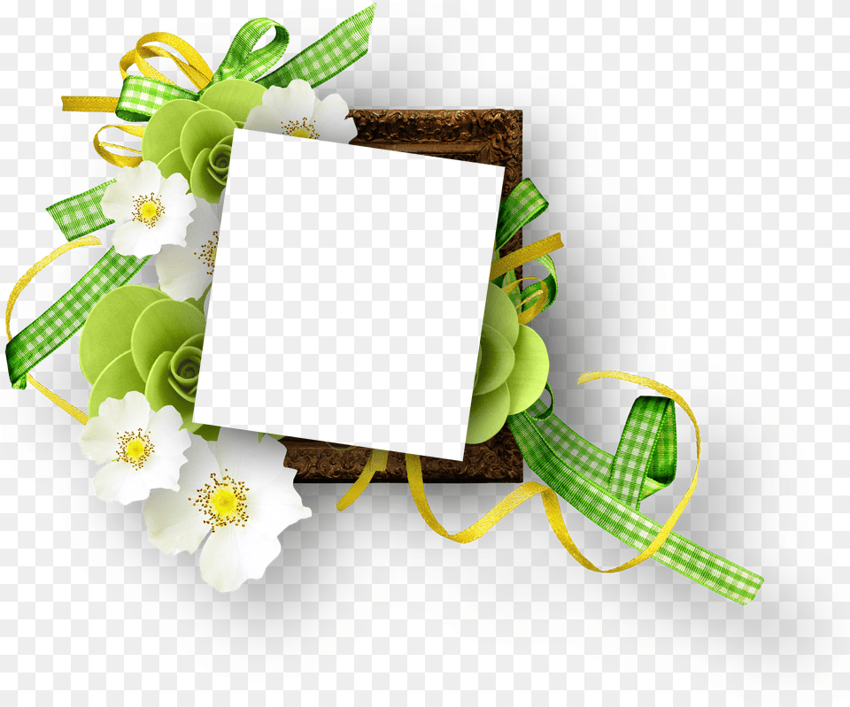 Floral Frame, Envelope, Greeting Card, Mail Free Png