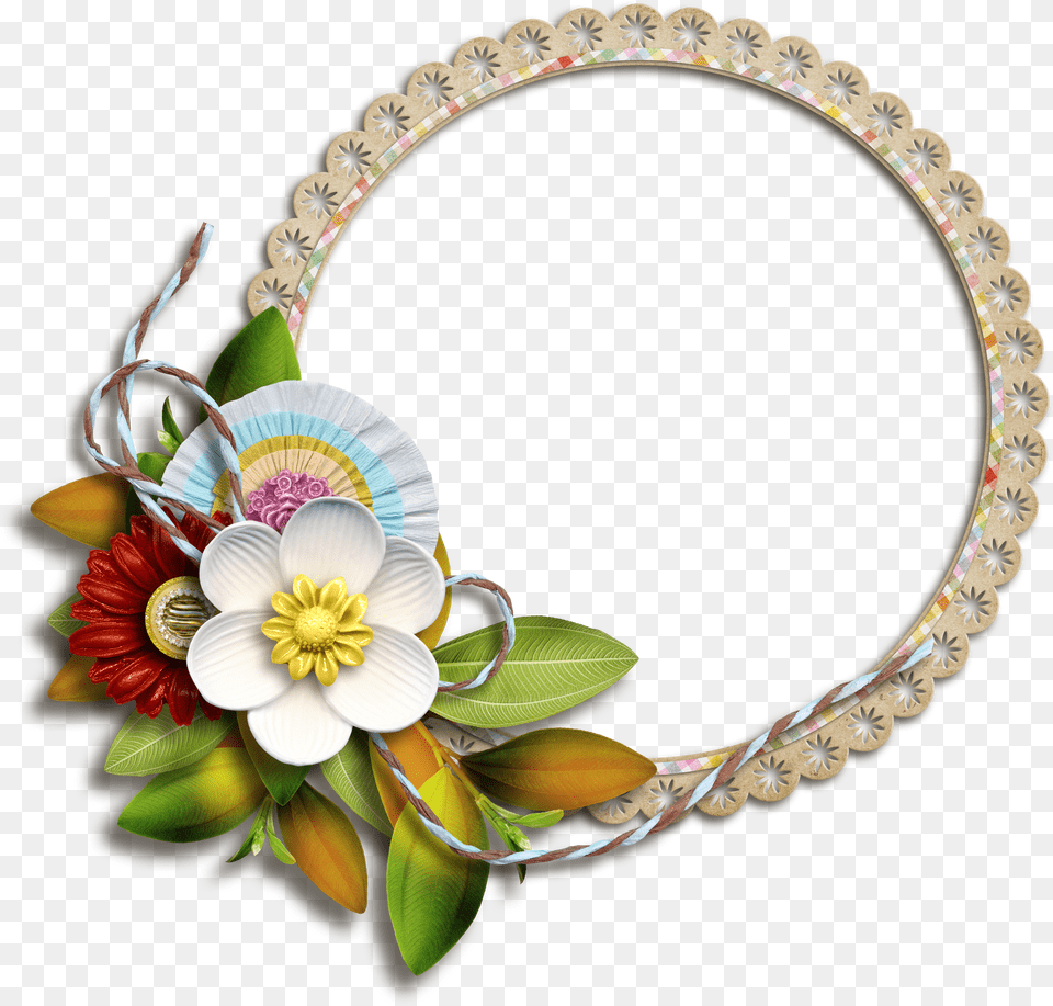Floral Frame, Accessories, Jewelry, Bracelet, Flower Png