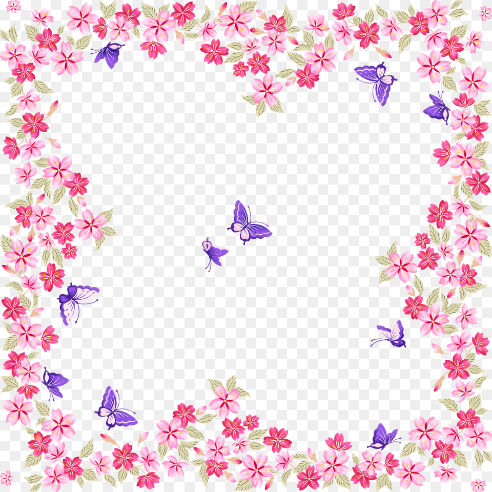 Floral Frame Free Png