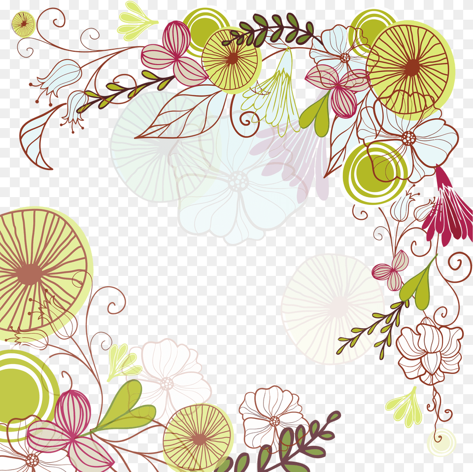 Floral Frame, Art, Floral Design, Graphics, Pattern Free Png