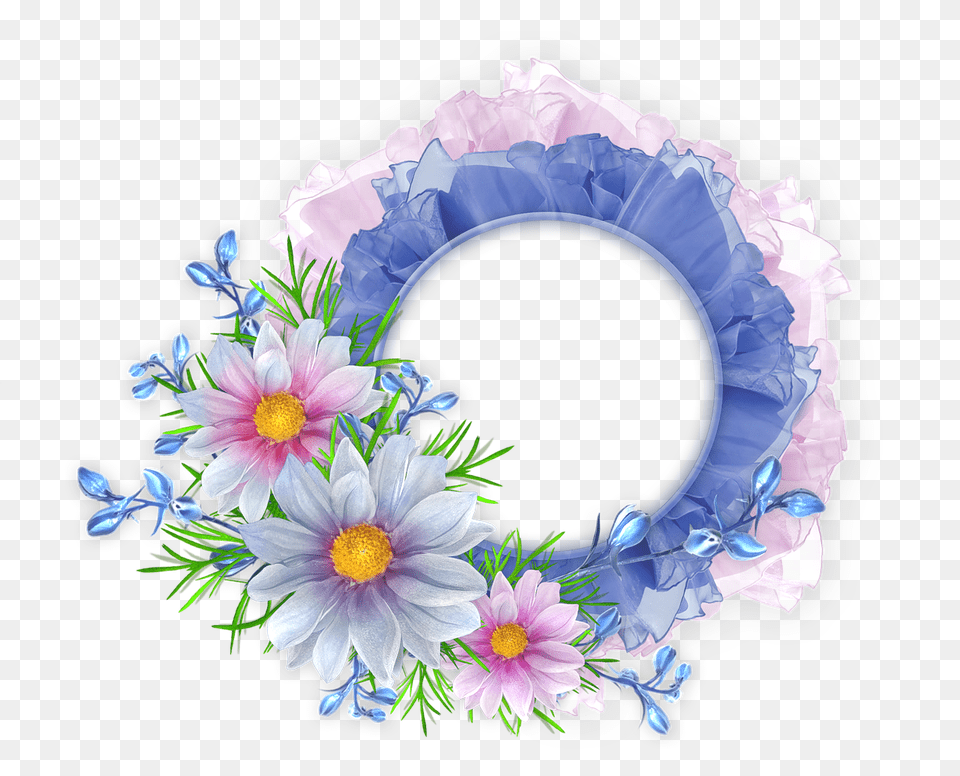 Floral Frame, Anemone, Flower, Plant, Flower Arrangement Free Png Download