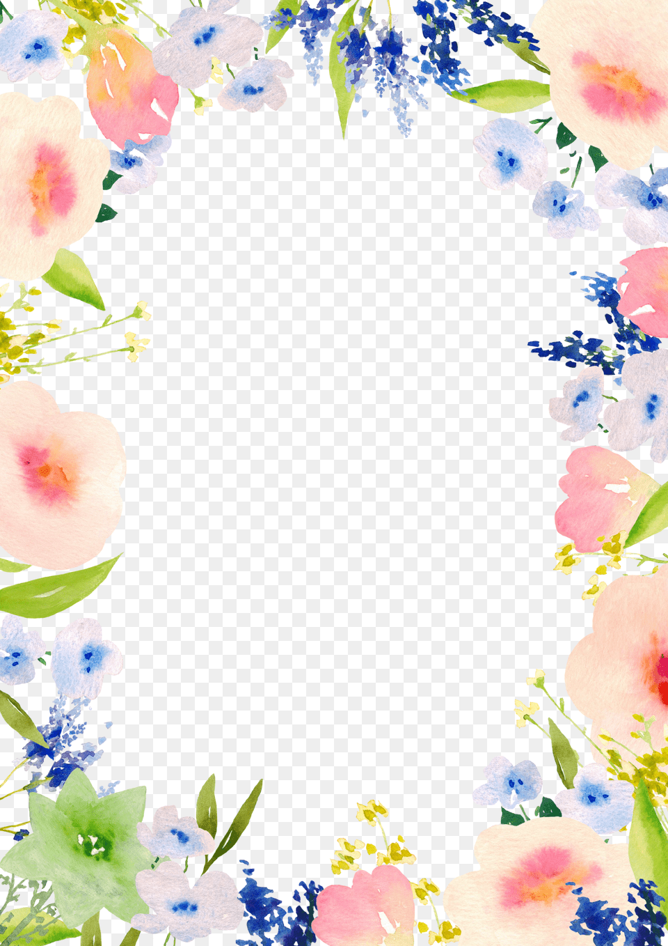 Floral Frame Free Png Download