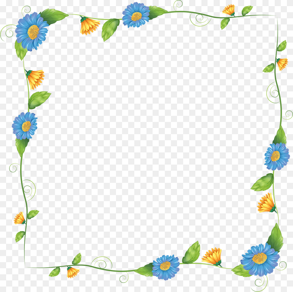 Floral Frame, Toy, Machine, Wheel Free Png