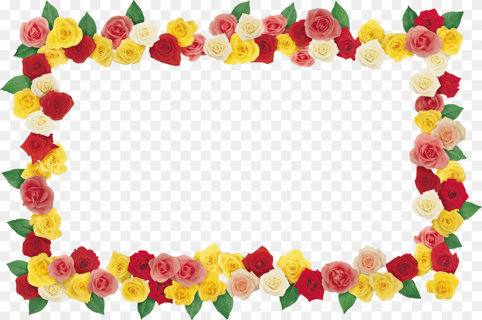 Floral Frame, Person, Page, Text, Accessories Free Png