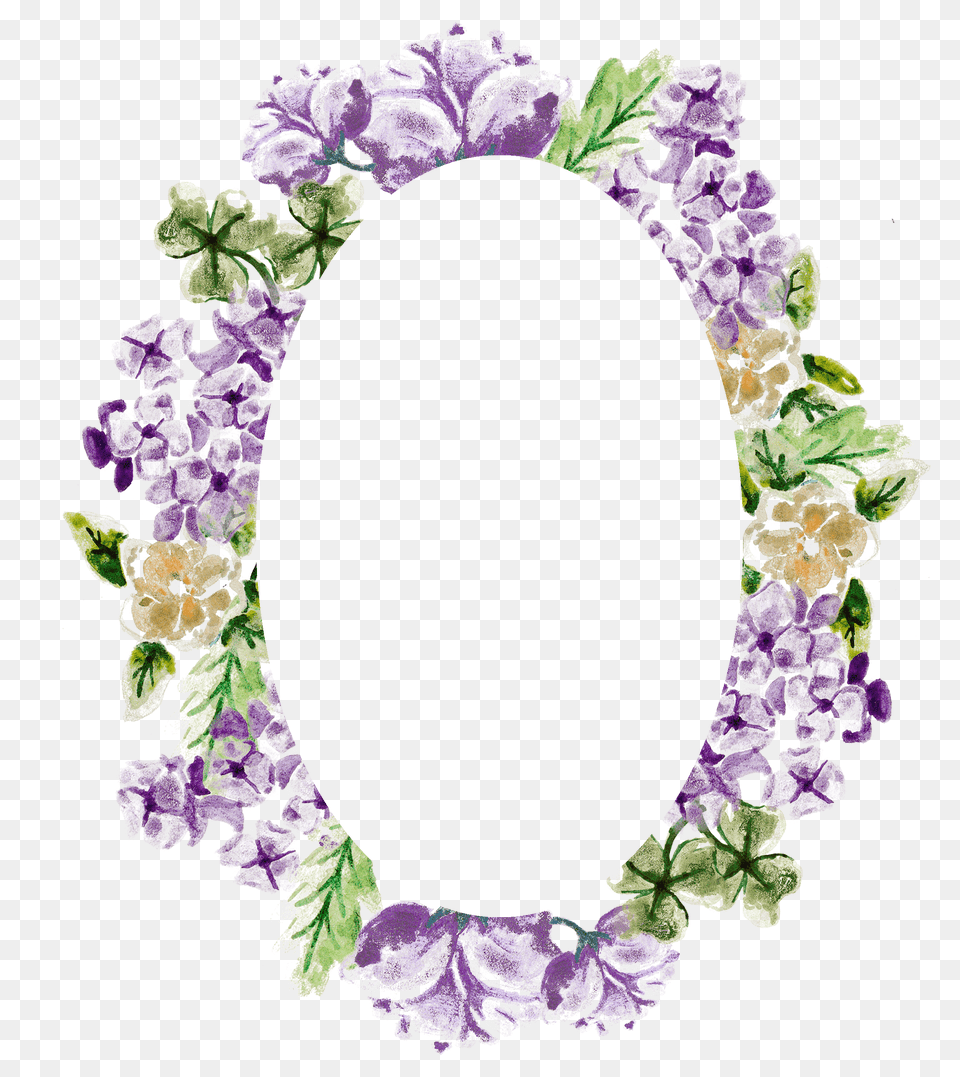 Floral Frame Bellflower Free Png Download