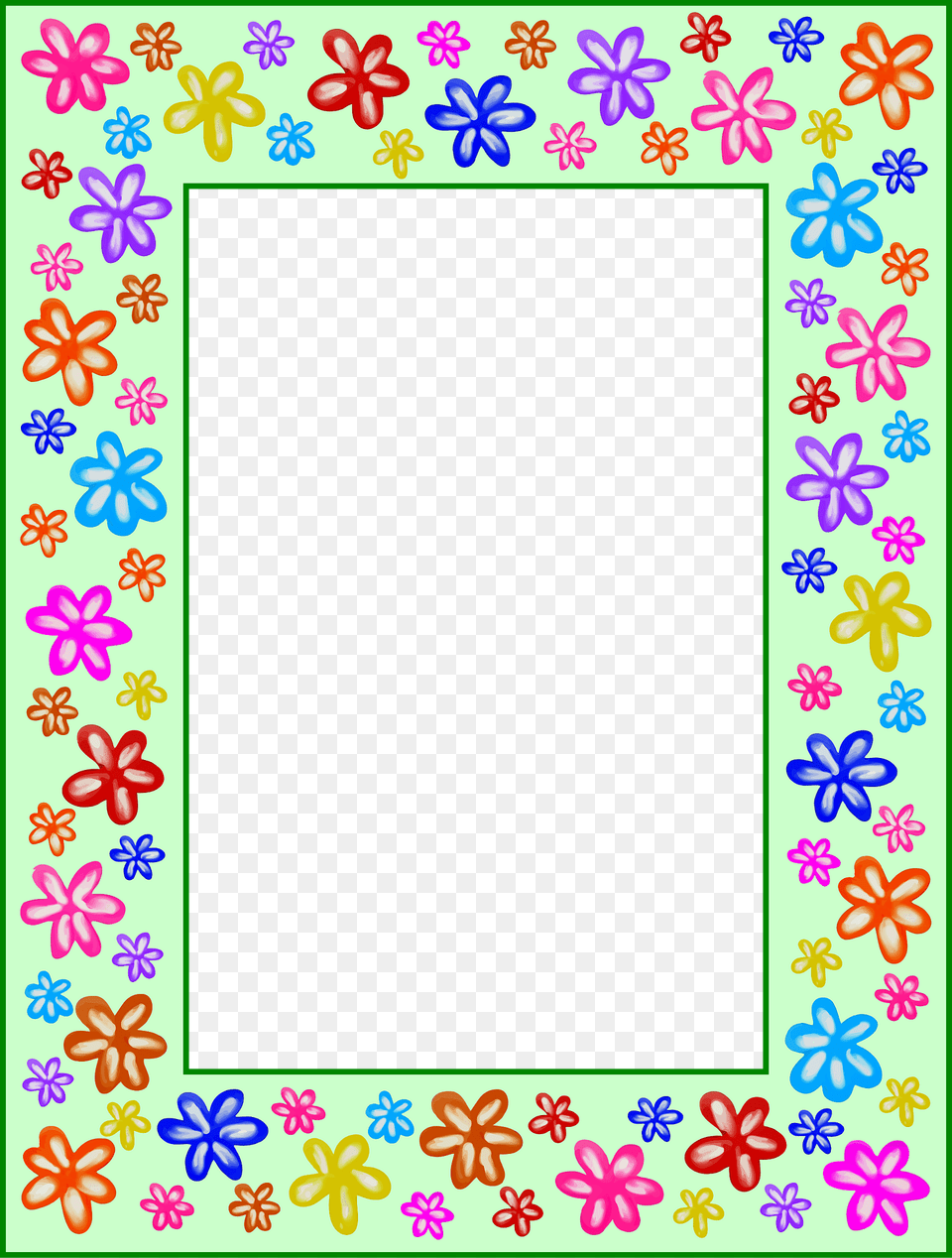 Floral Frame Clipart, Home Decor, Art, Floral Design, Graphics Png