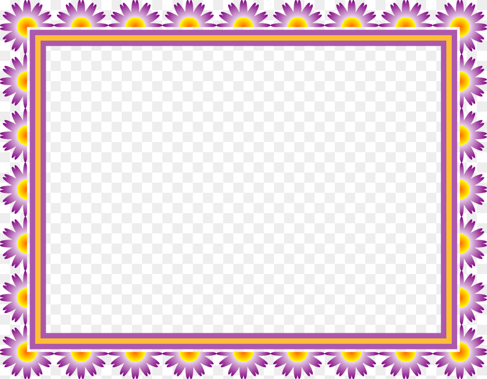 Floral Frame Clipart, Home Decor, Purple, Blackboard Free Transparent Png