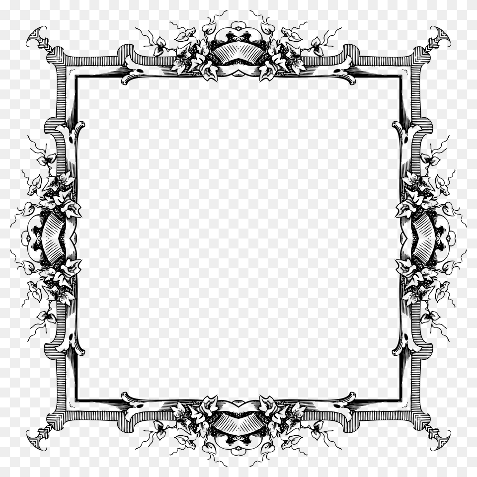 Floral Frame Clipart, Mirror, Art, Floral Design, Graphics Png Image