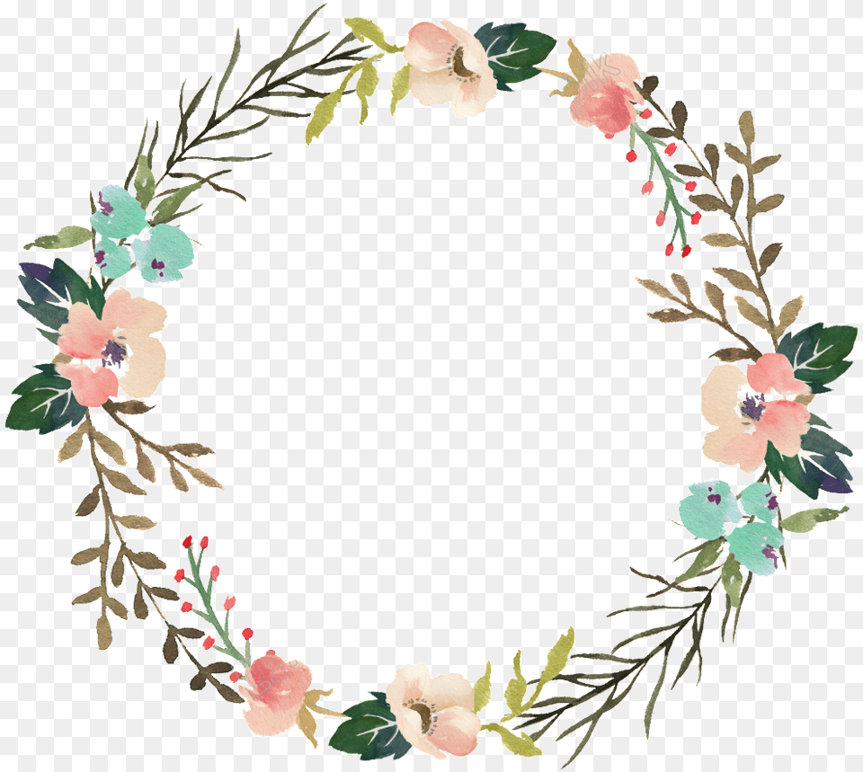 Floral Frame Flower, Plant, Rose, Art Free Transparent Png