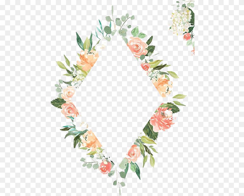 Floral Frame Hd All High Resolution Flower Frame Hd, Art, Floral Design, Graphics, Pattern Png Image