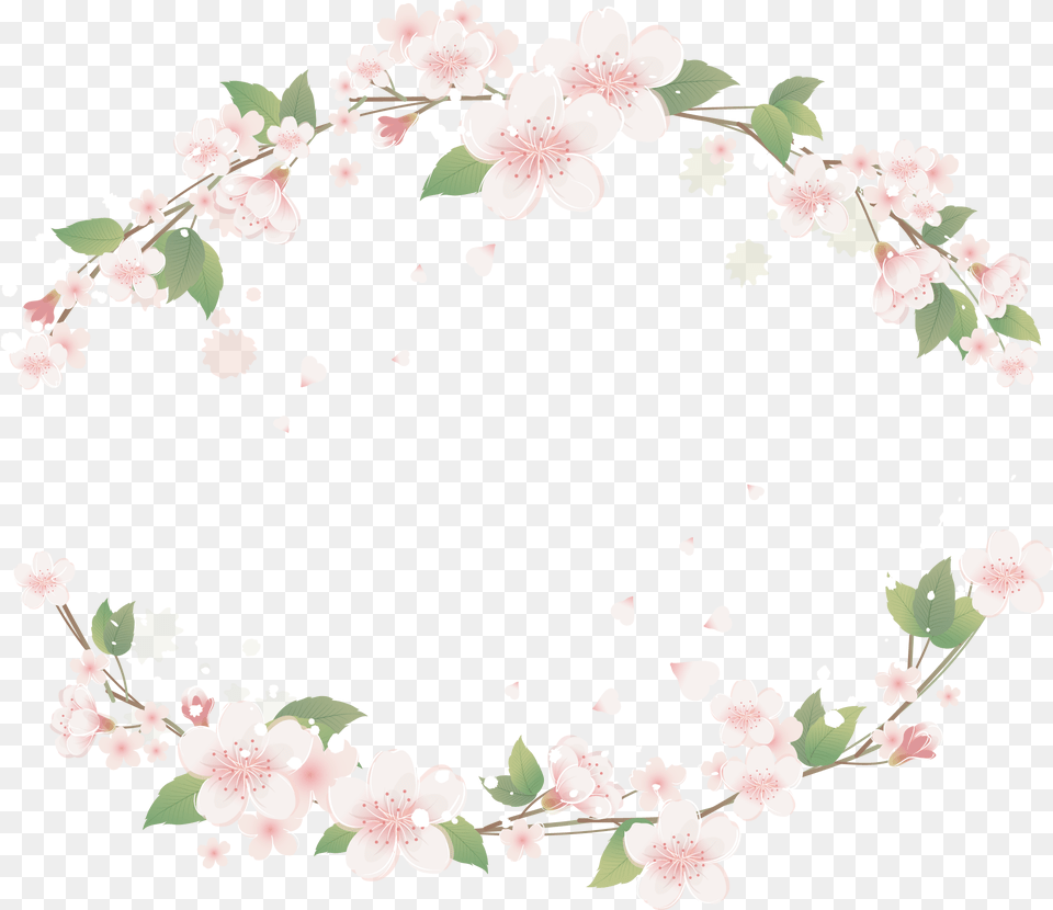 Floral Frame Impatiens, Flower, Plant, Art, Floral Design Free Transparent Png