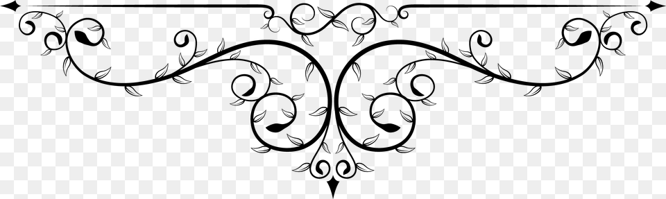Floral Frame Template, Gray Png Image