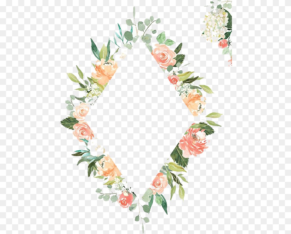 Floral Frame Transparent Bunga, Art, Floral Design, Graphics, Pattern Png Image