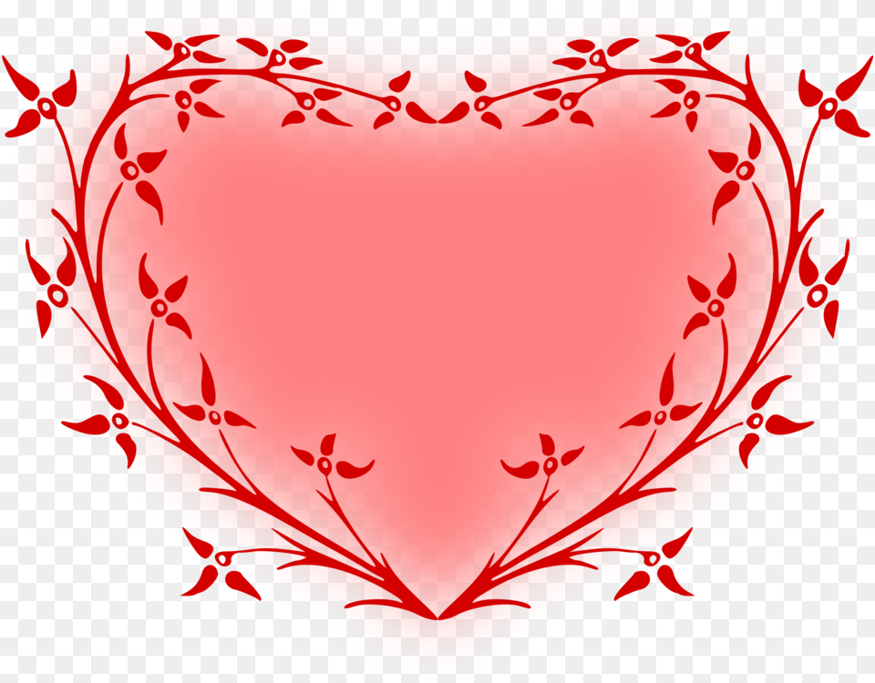 Floral Heart Clipart Heart Free Png Download