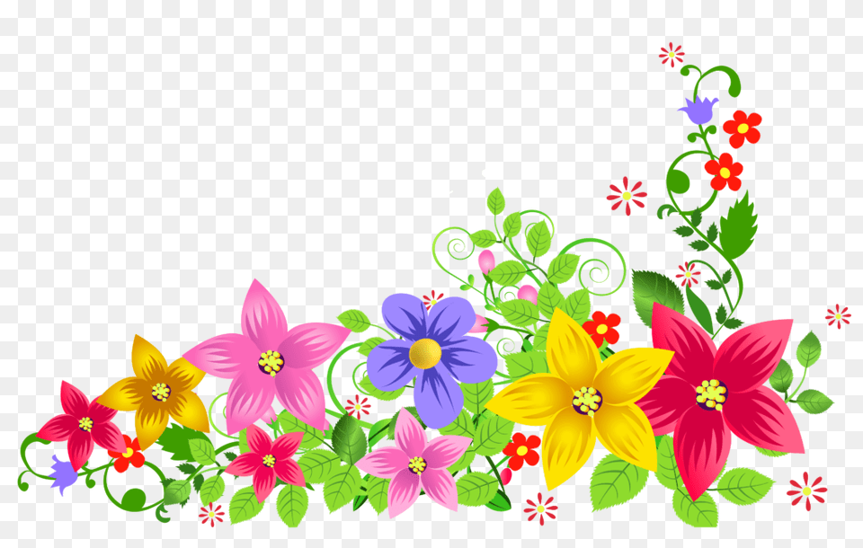 Floral Vector Clipart, Art, Floral Design, Graphics, Pattern Png Image