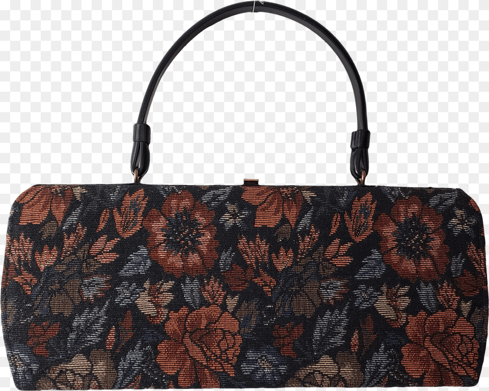 Floral Knit Bag With Black Bow Tote Bag, Accessories, Handbag, Purse Png